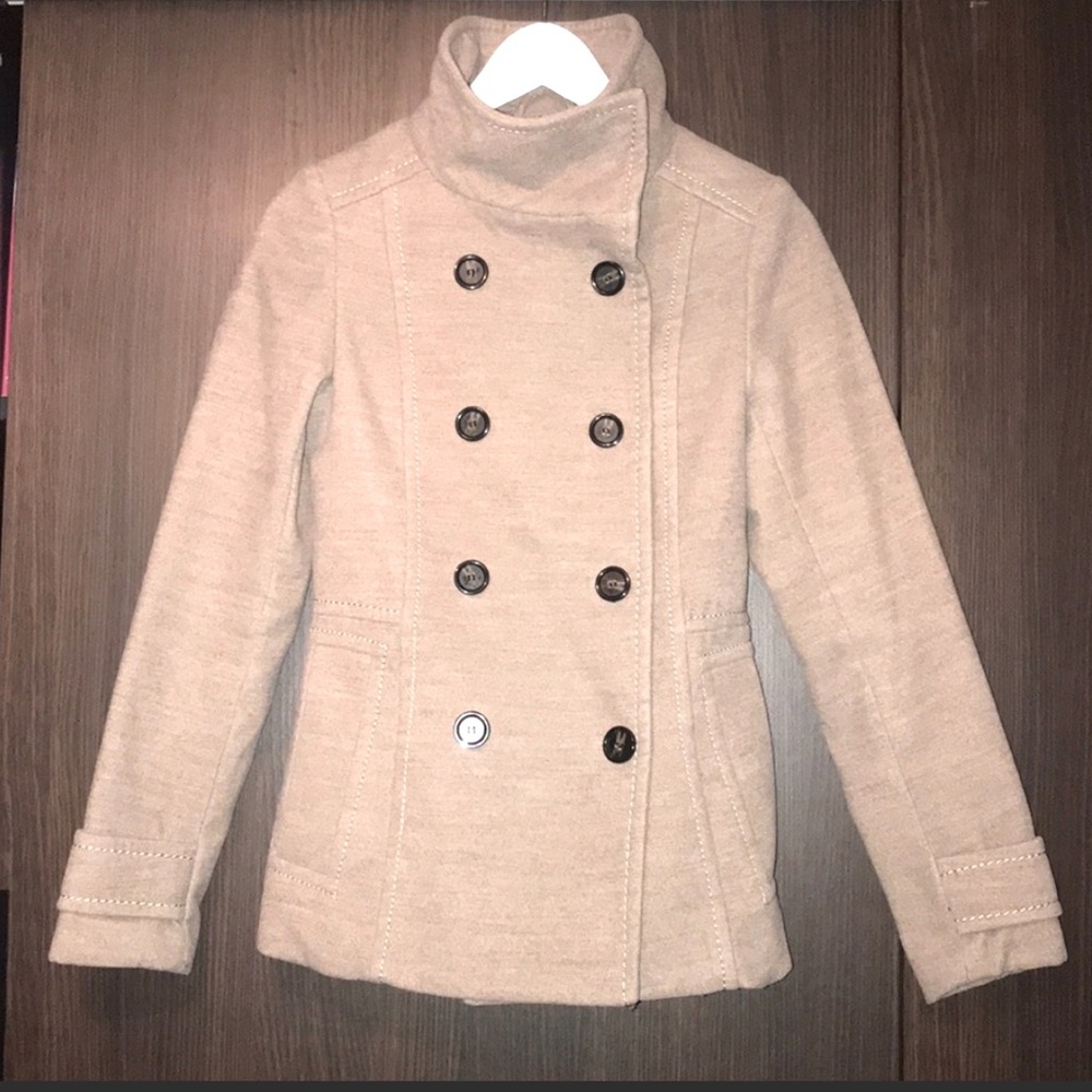 Tan Pea Coat